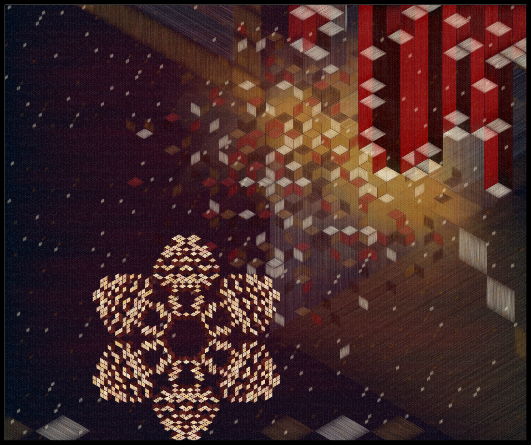 View From Our Window Depicted In Rhombuses #7 static token preview