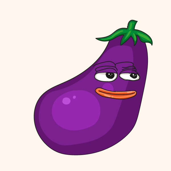 Pepe generative vegetables faces. #18 static token preview