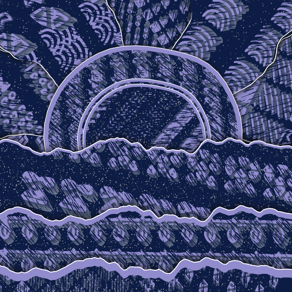 Hawaii - Genuary32 #9 static token preview