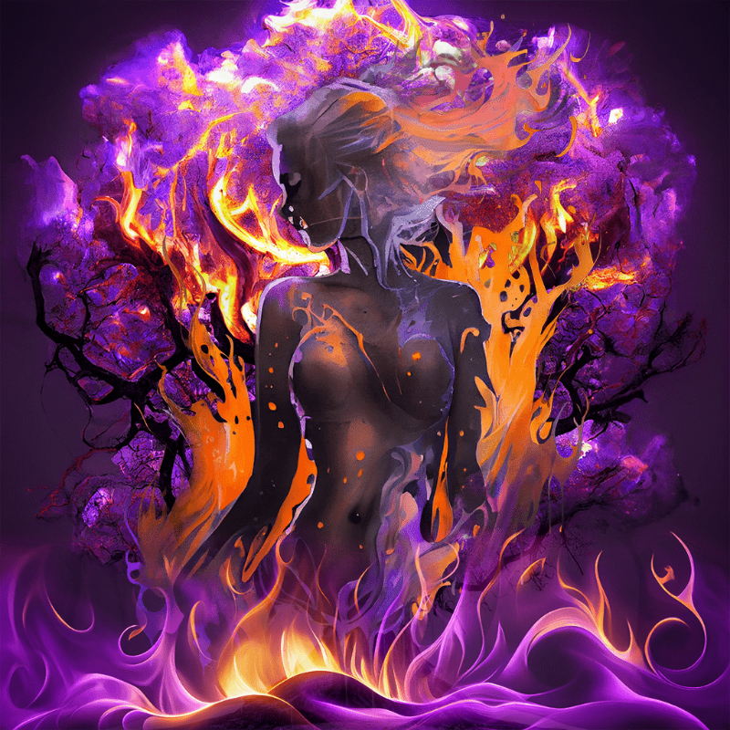Purple Hestia #5 static token preview