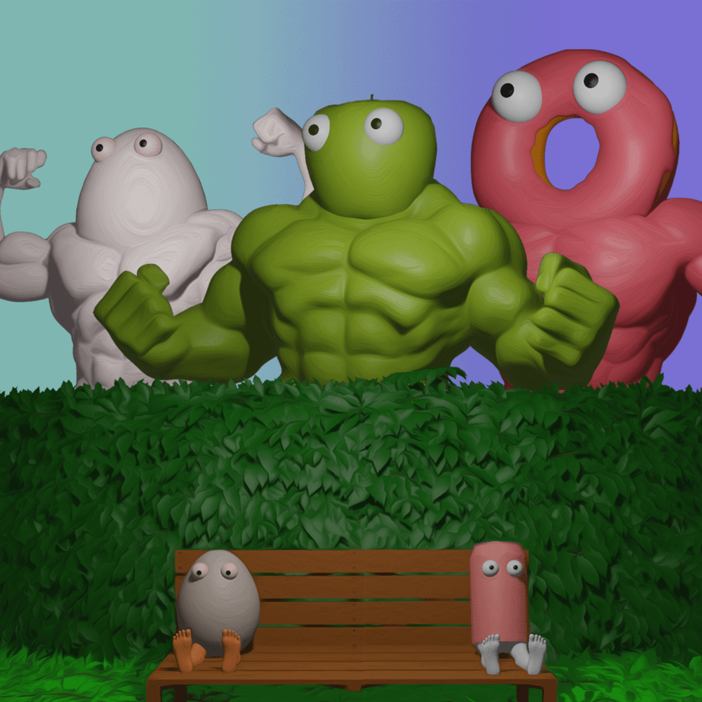 Buff Bois #12 static token preview