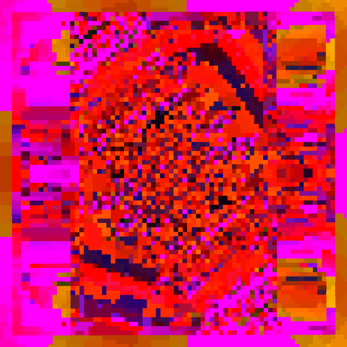 Psychedelic Dance of Pixels #23 static token preview