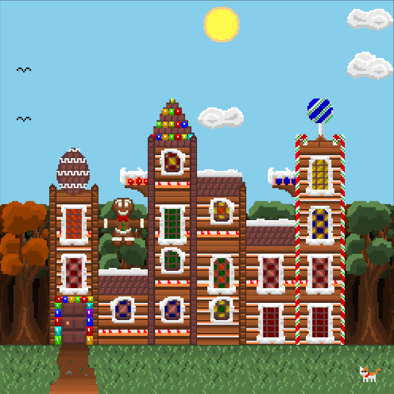 2D Mansion Candy House #1 static token preview