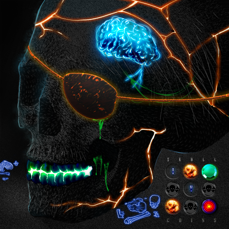 Scratch Skulls #3 static token preview