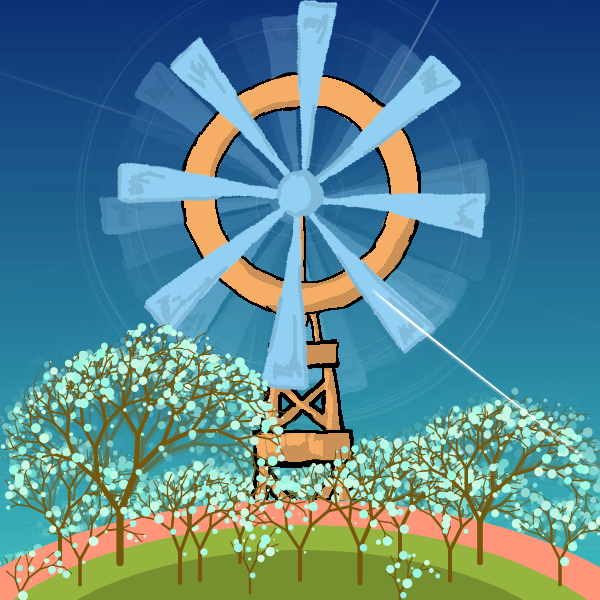 Tree Desiring Calm but Wind Restless #15 static token preview