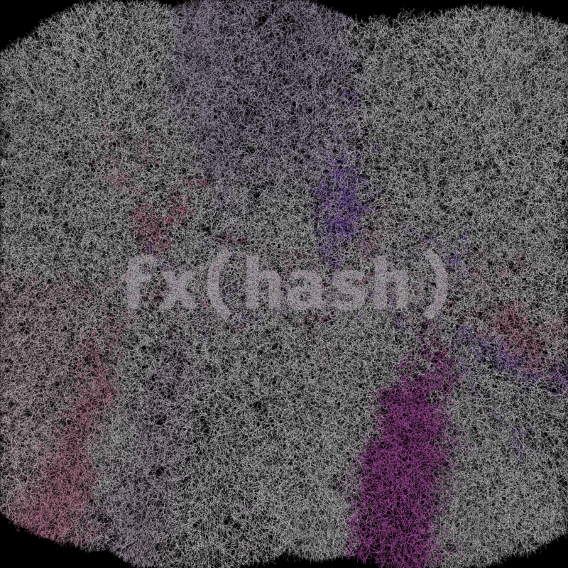 FXHASH Generative Logo #6 static token preview