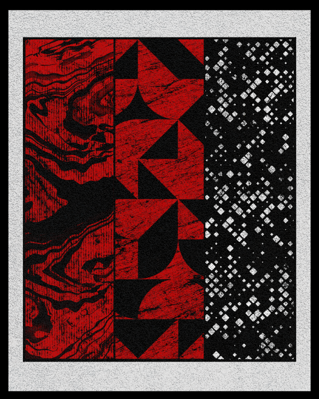 pattern art #red #17 static token preview