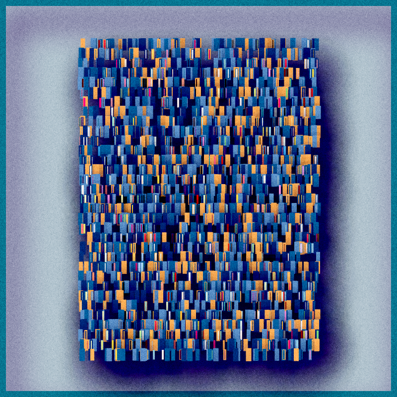 Floating Bookshelves #4 static token preview