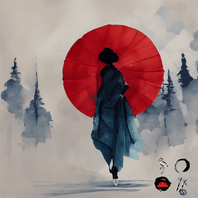 A walking geisha #10 static token preview