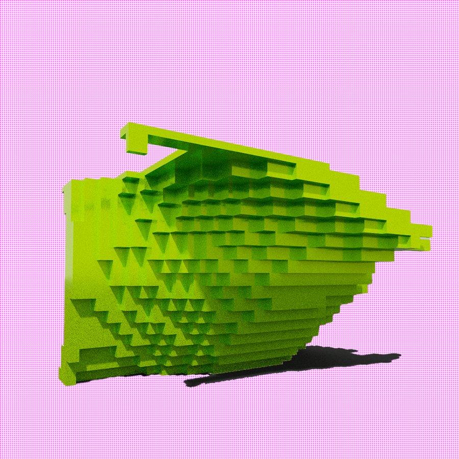 ‘Low-Res’ poems #7 static token preview