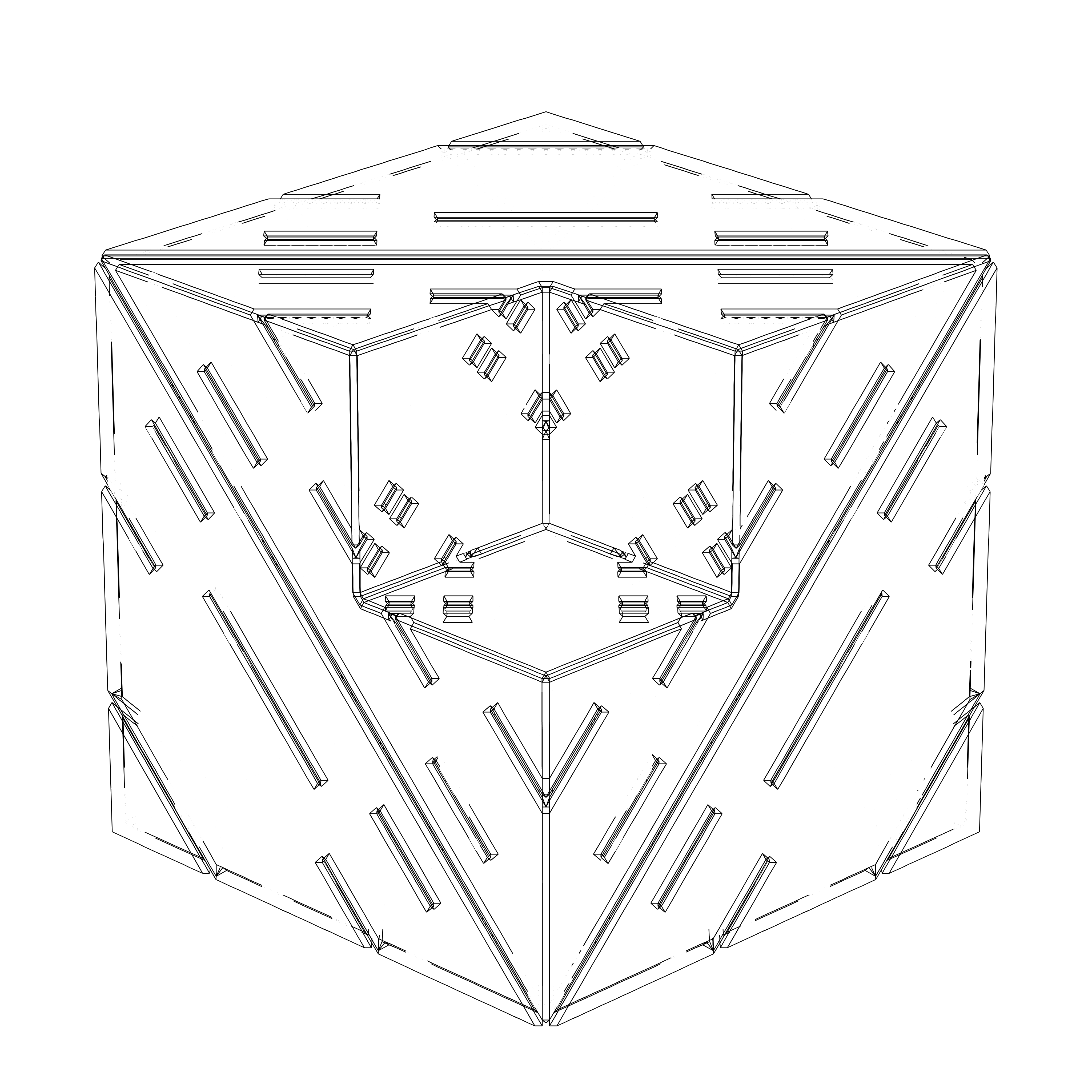 LL21 Alien Art Cube #720 static token preview