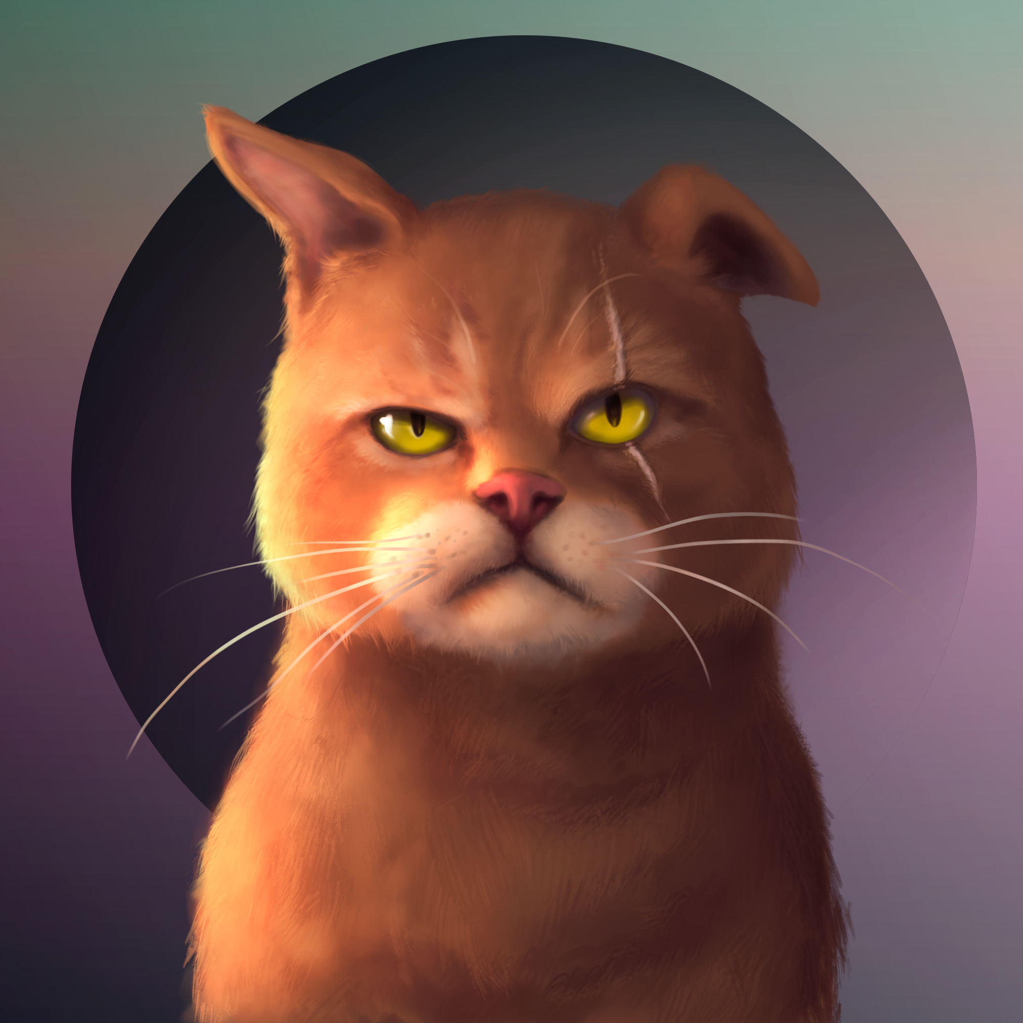Gangsta Cat #2 static token preview