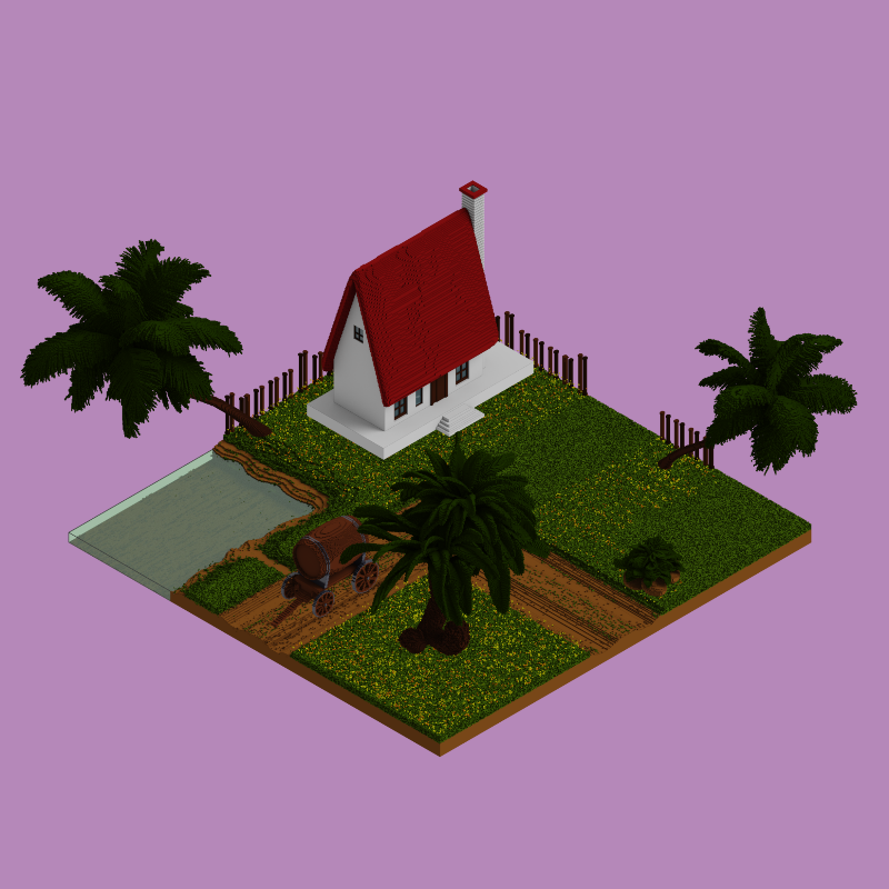 Pastel cottages #2 #5 static token preview