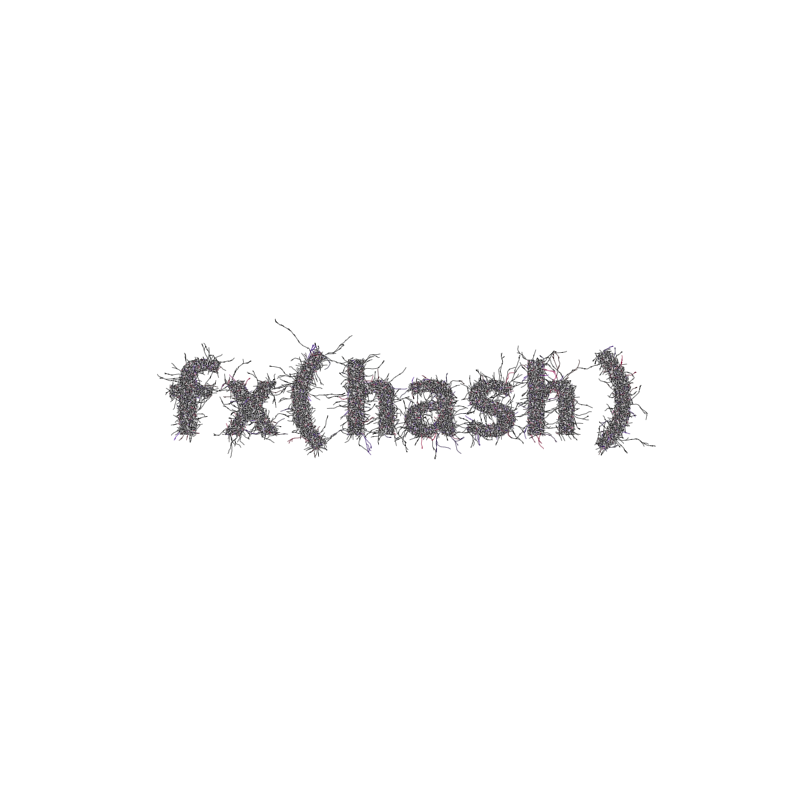 FXHASH Generative Logo #205 static token preview