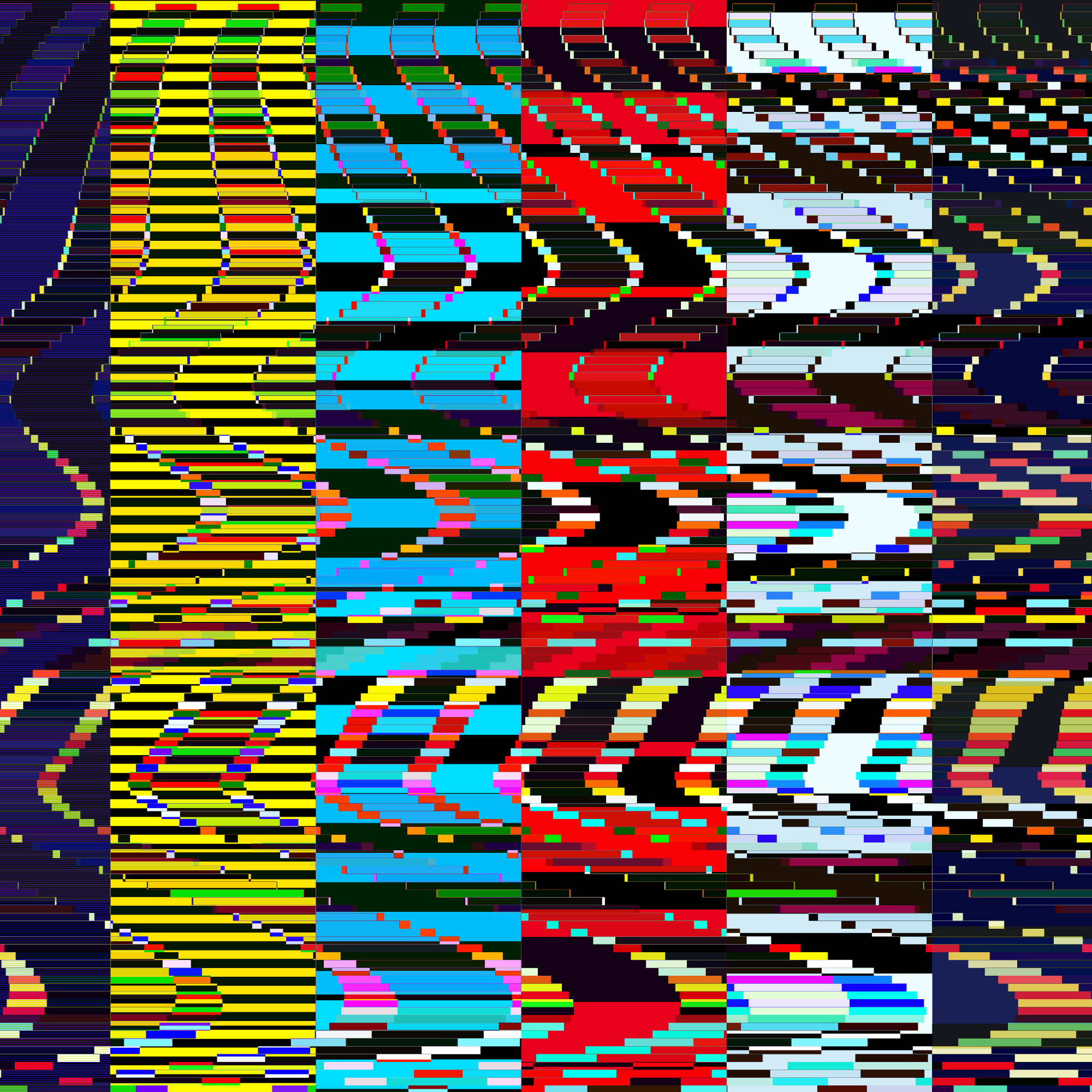 Glitchometry Stripes #3 static token preview