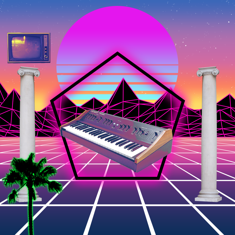 S Y N T H W A V E Nightlife Generator #21 static token preview