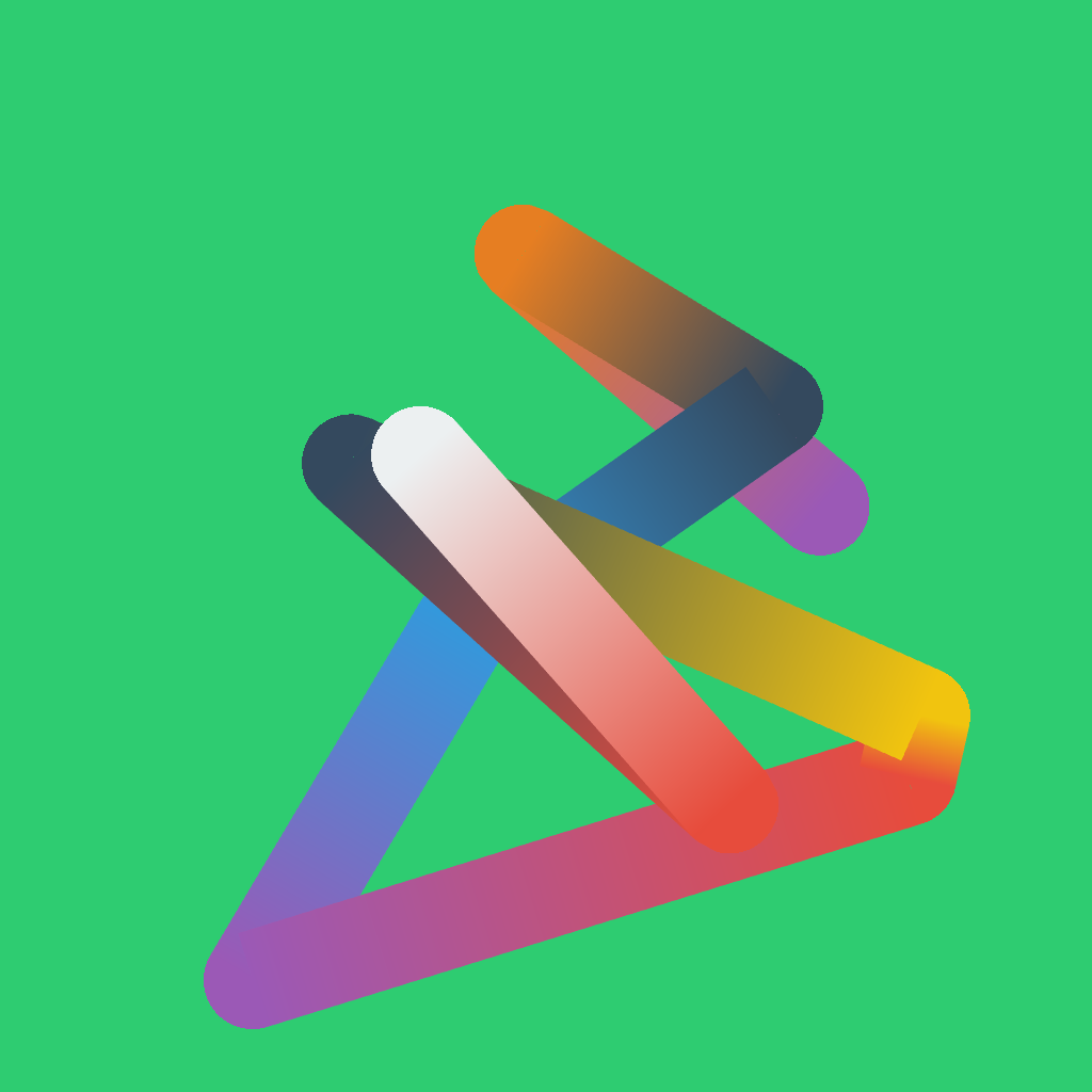 Rainbow Swirls #4 static token preview