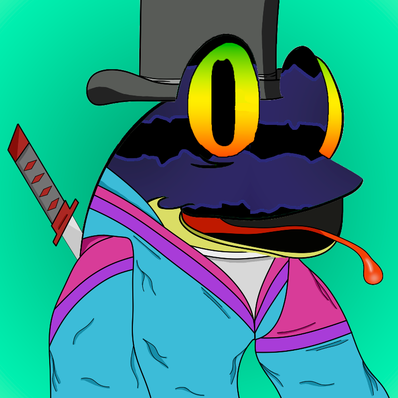 Annoying Frogs. Through the Time #8 static token preview