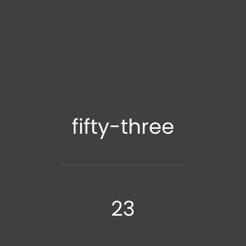 aoon - alphabetical order of numbers #23 static token preview