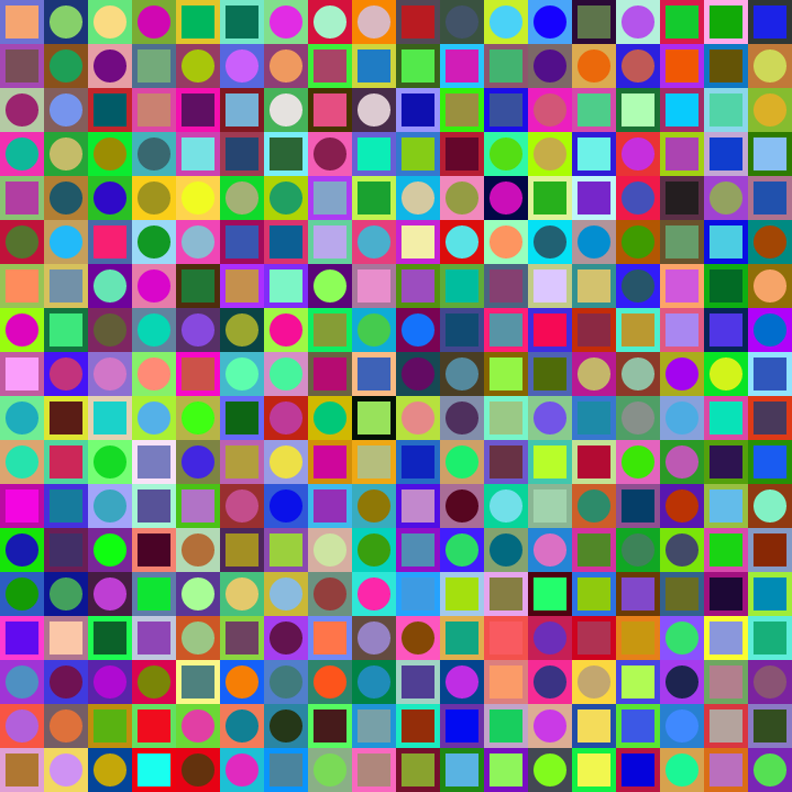 Square Dot Composition #341 static token preview