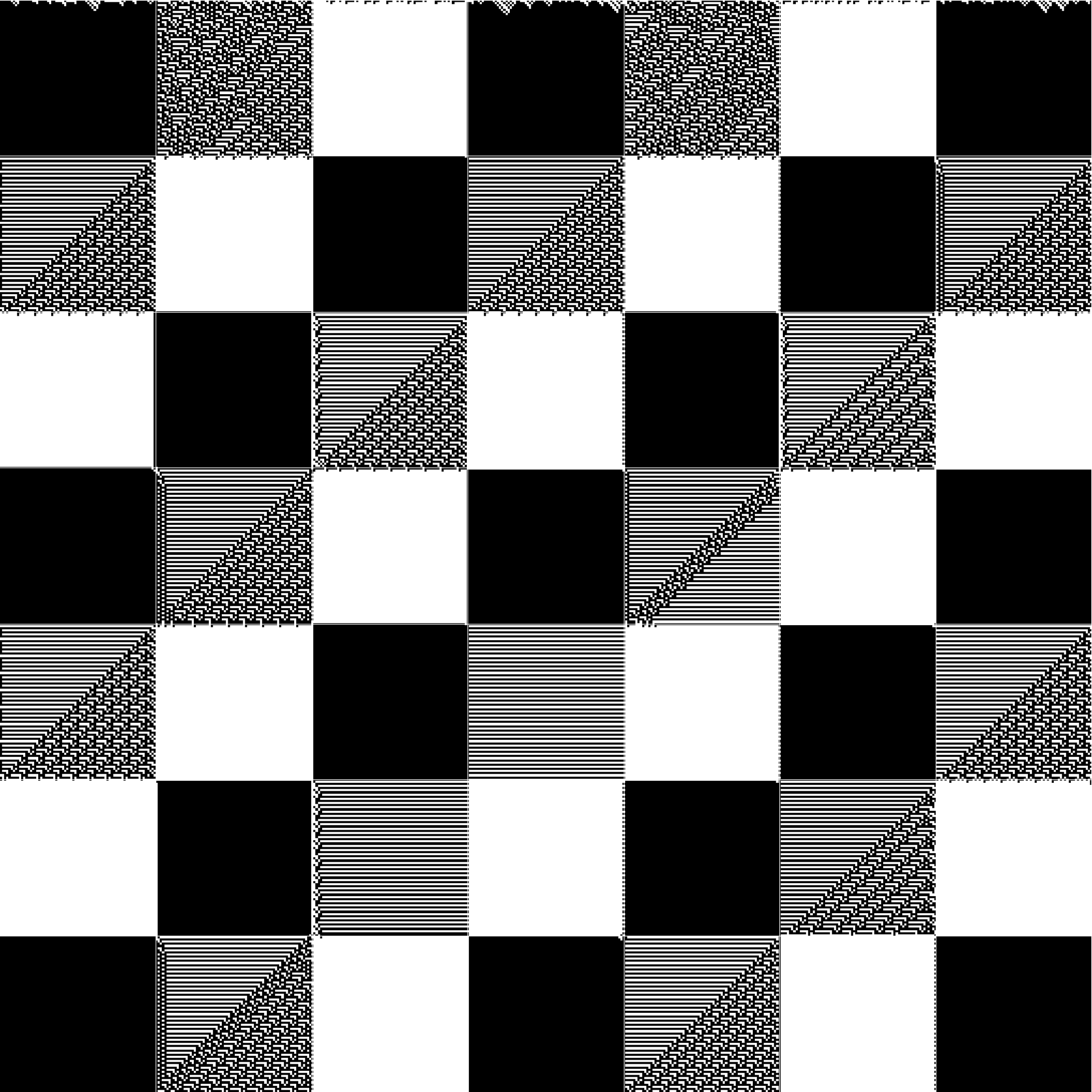 RULES (for Elementary Cellular Automata) #1 static token preview
