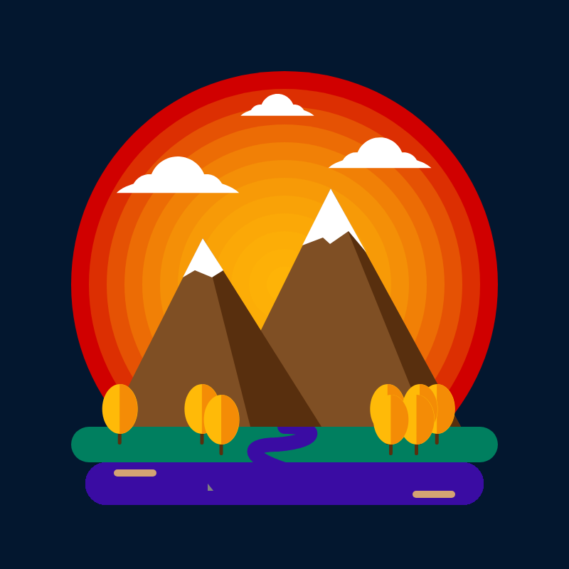 Lonely Landscape #1 static token preview