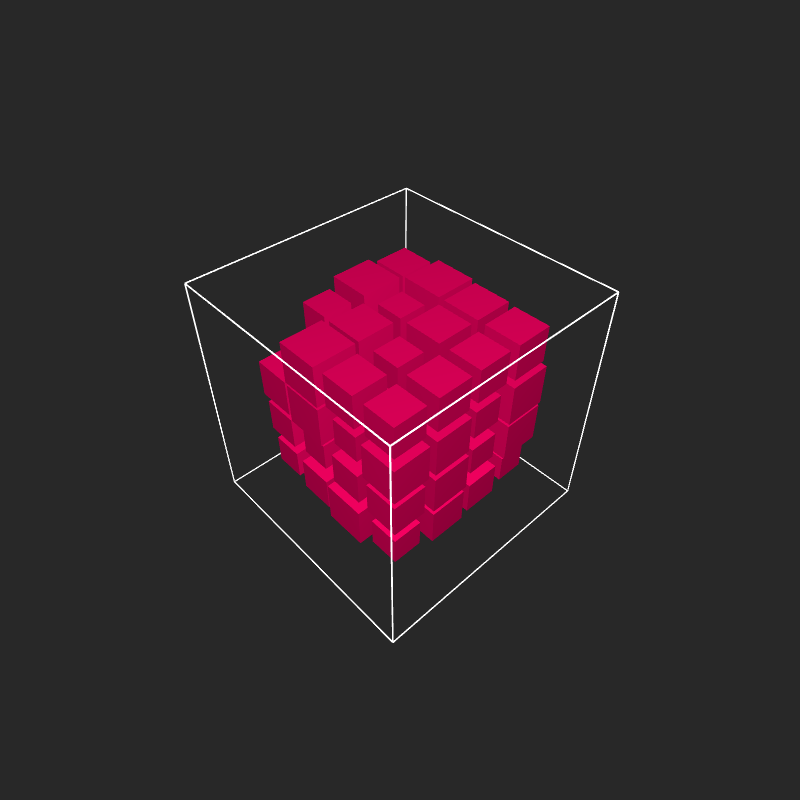 Transparent cube #001 #4 static token preview