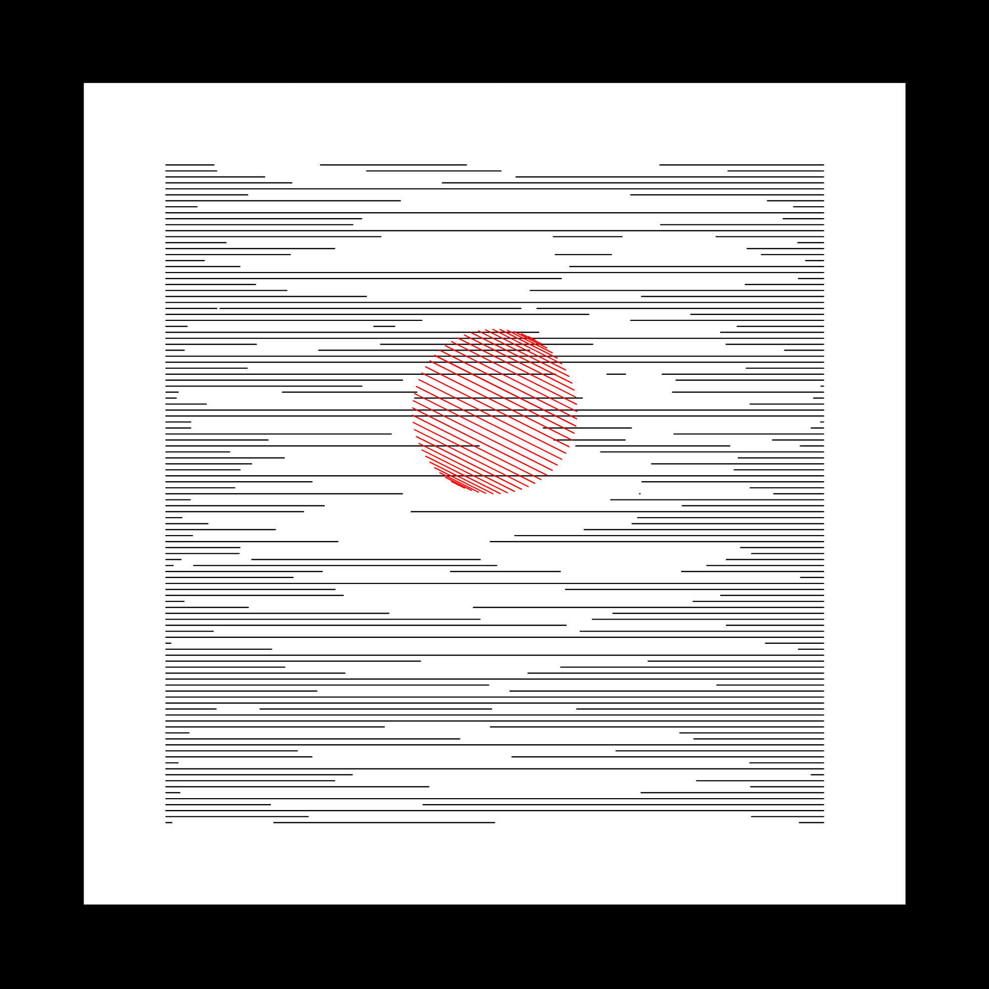 111 lignes horizontales et un rond #3 static token preview