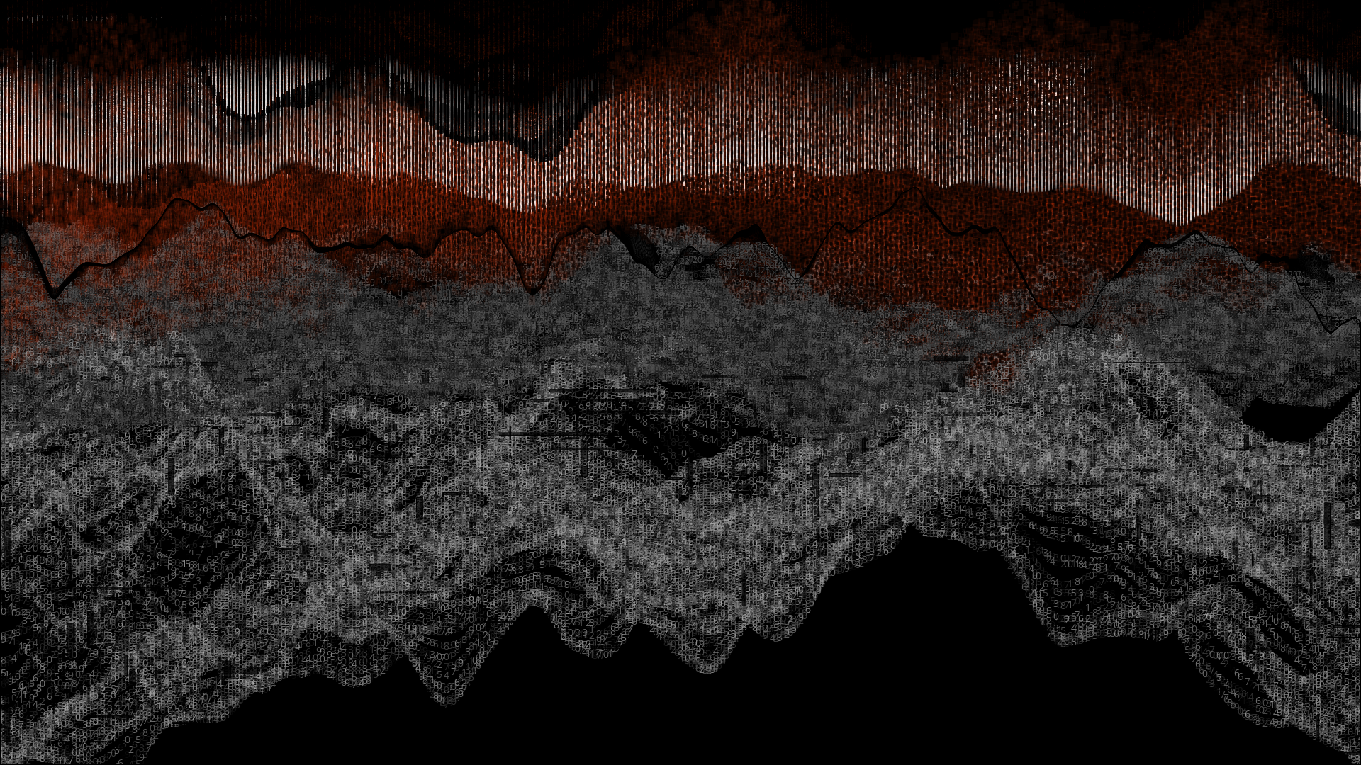 Pixel rain in a data landsacape #15 static token preview