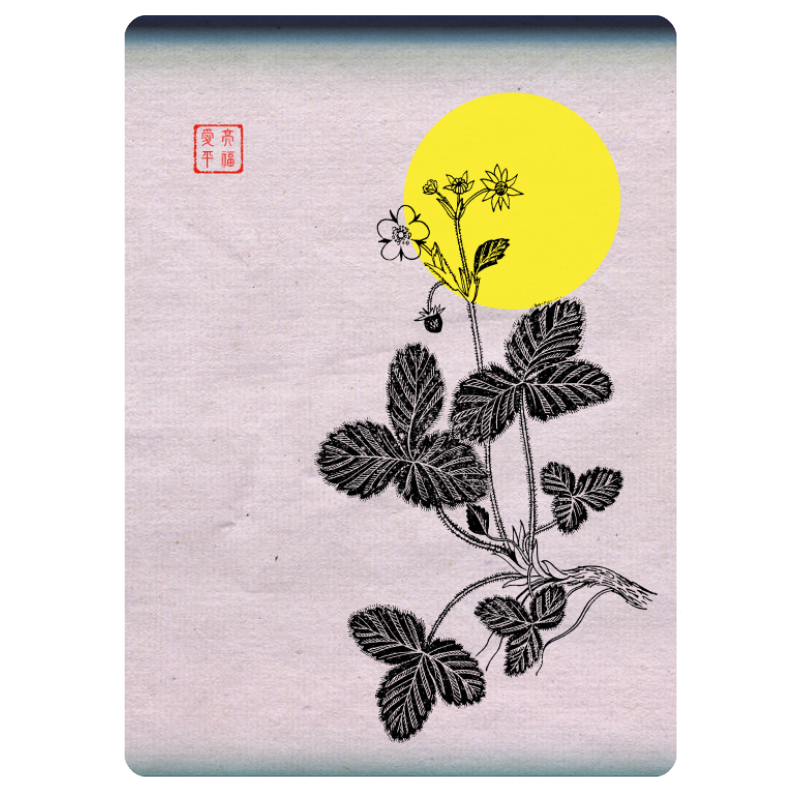 Zen flower card #20 static token preview