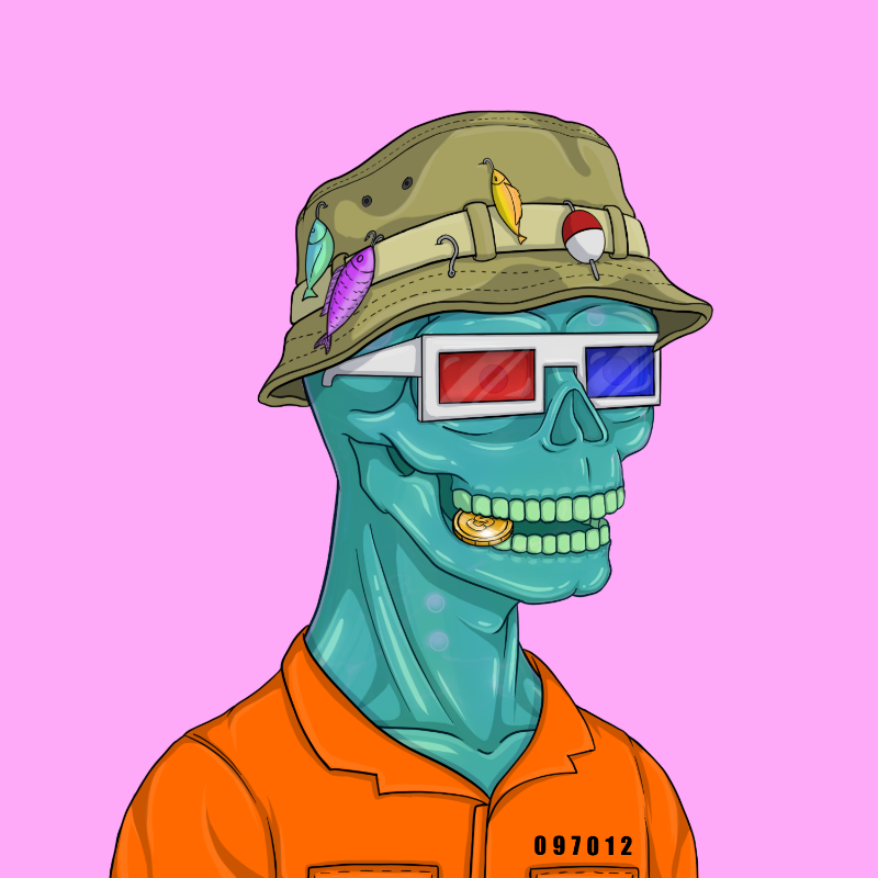 crazy skull club #23 static token preview