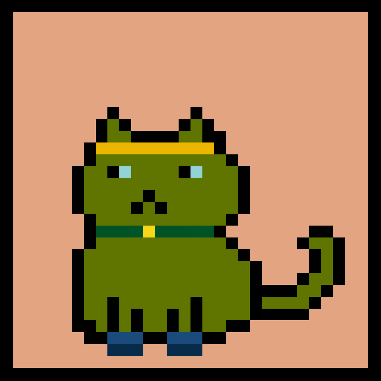 Lazy Kitties #2206 static token preview
