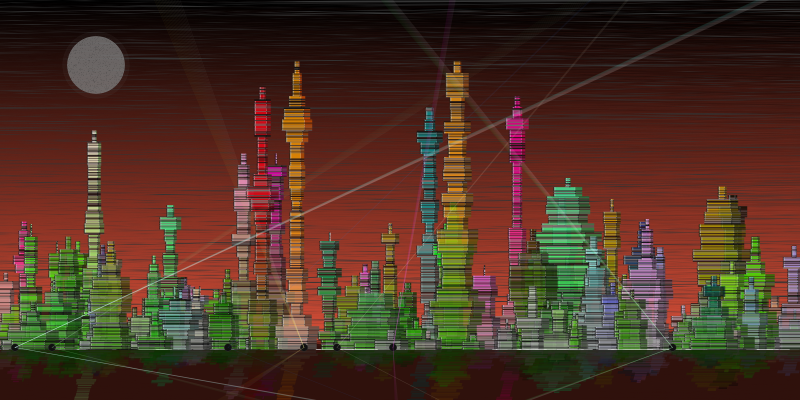 Fictional Cityscapes #13 static token preview