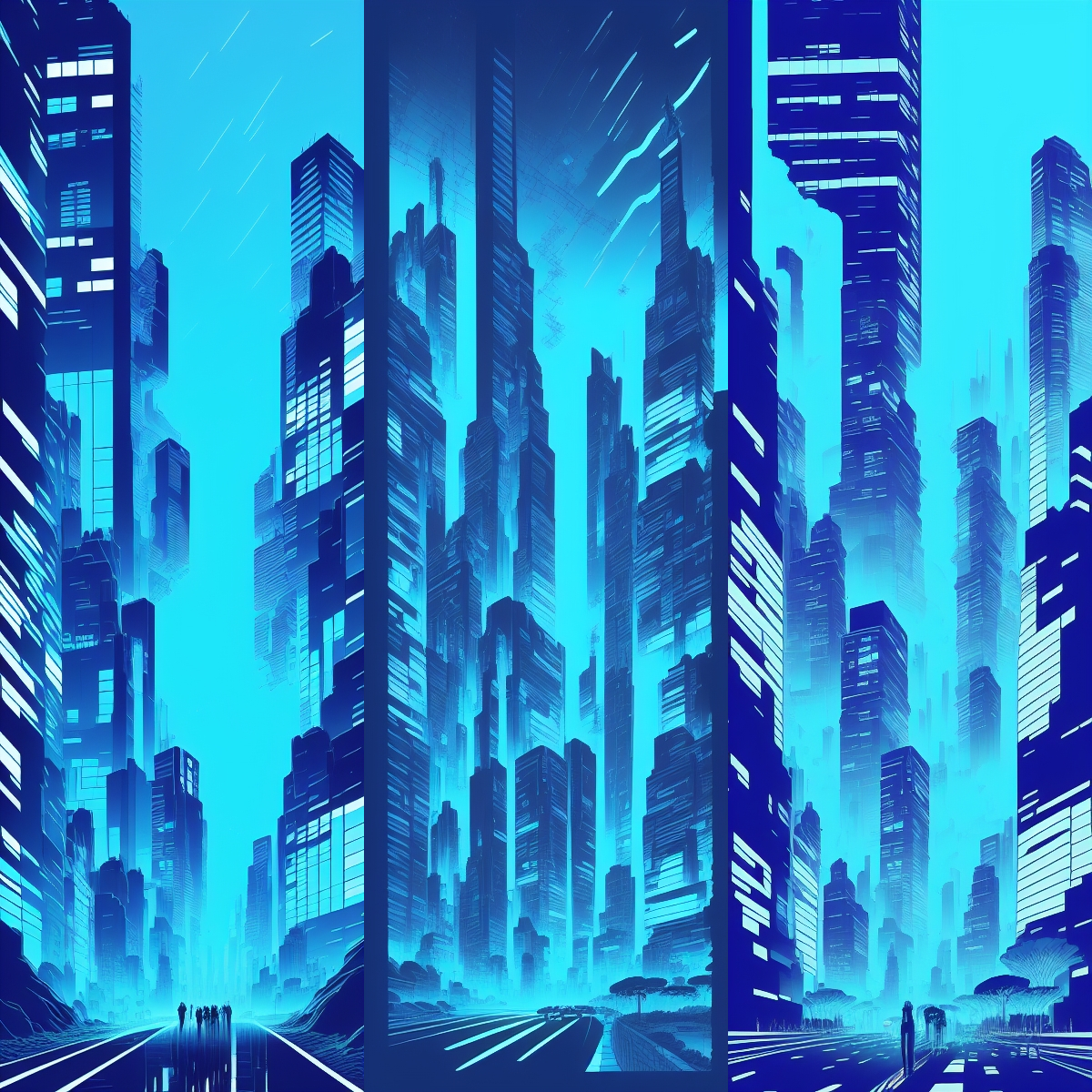 Blue City #9 static token preview