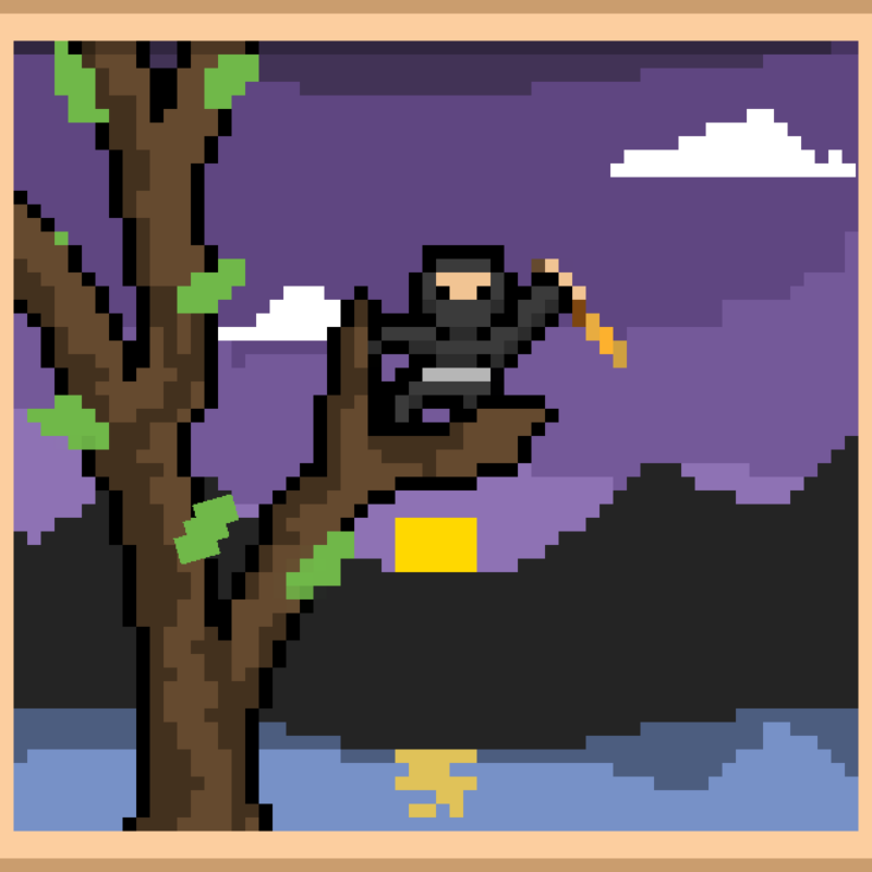 Little Ninjaz #1 static token preview