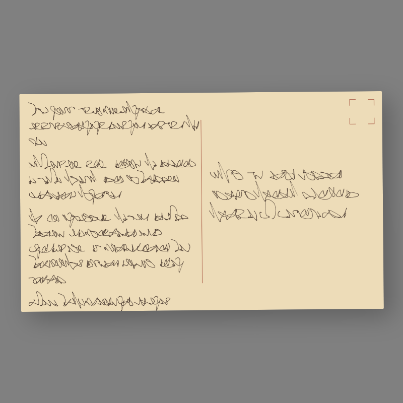 Unmailed Postcards #18 static token preview