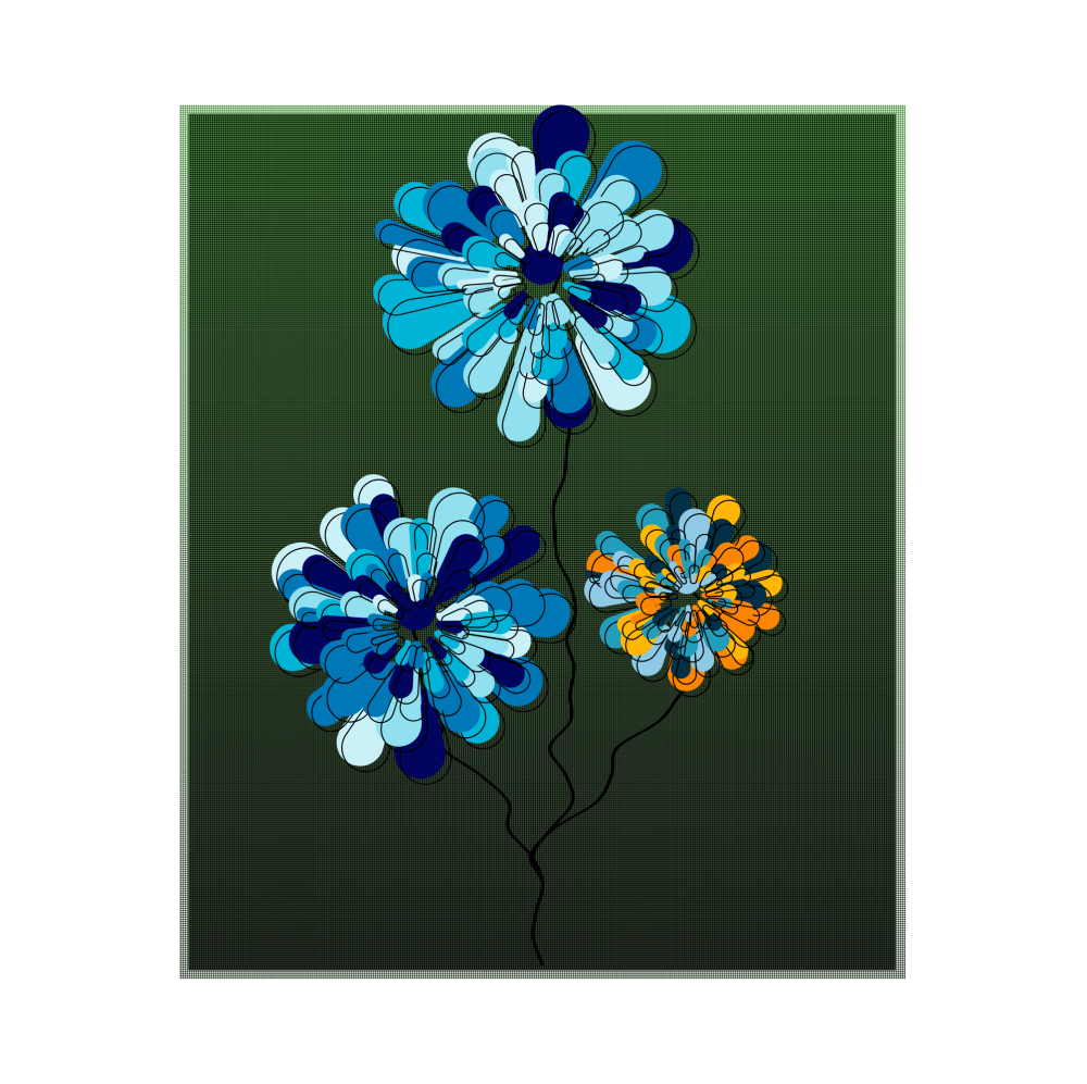 五彩向日葵 colorful sunflowers #9 static token preview