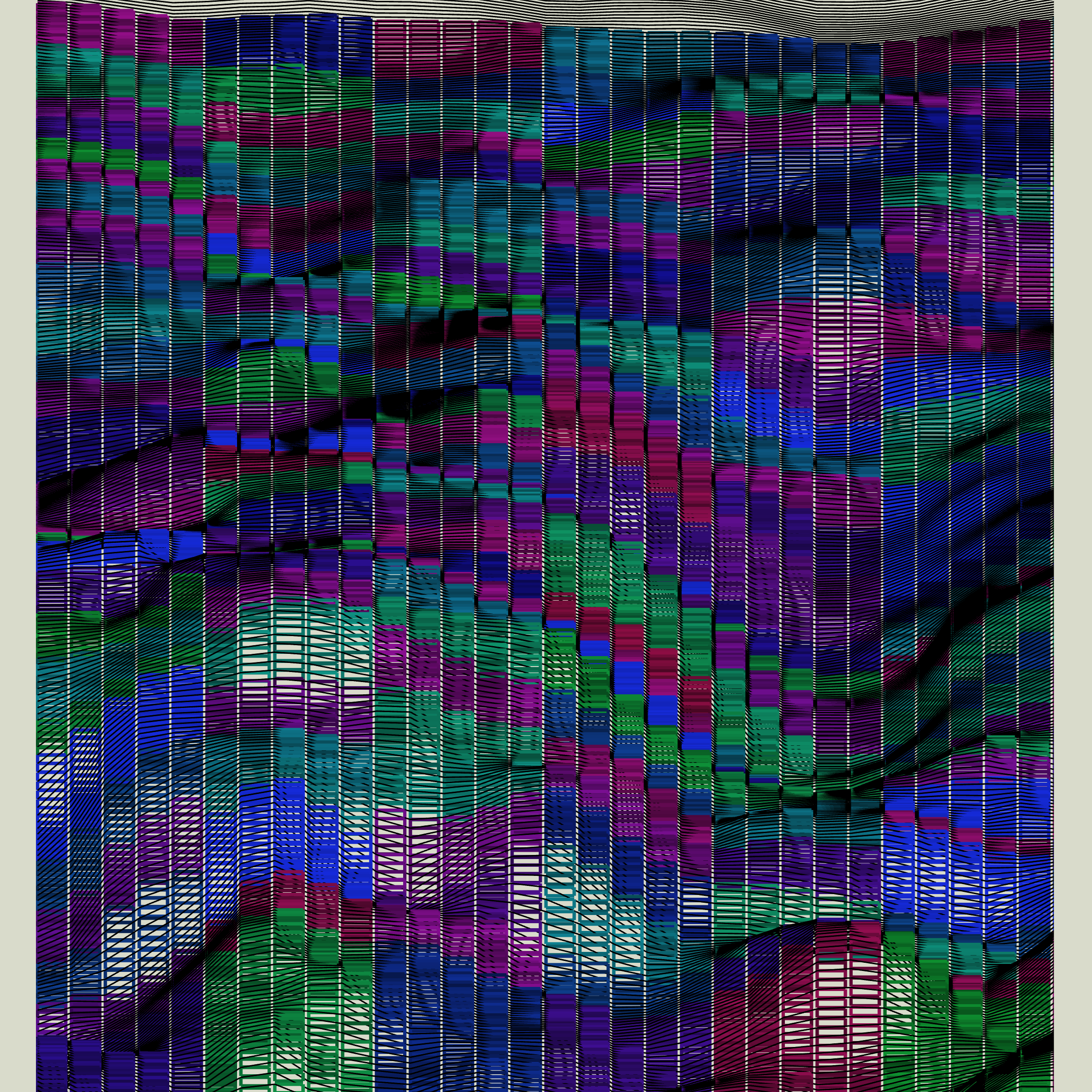 Rainbow mountains #22 static token preview