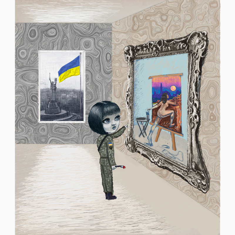 Soldier Girl #8 static token preview