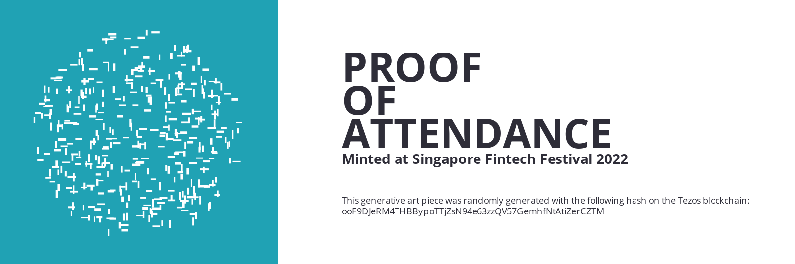 SFF2022 Proof of Attendance Token #2628 static token preview