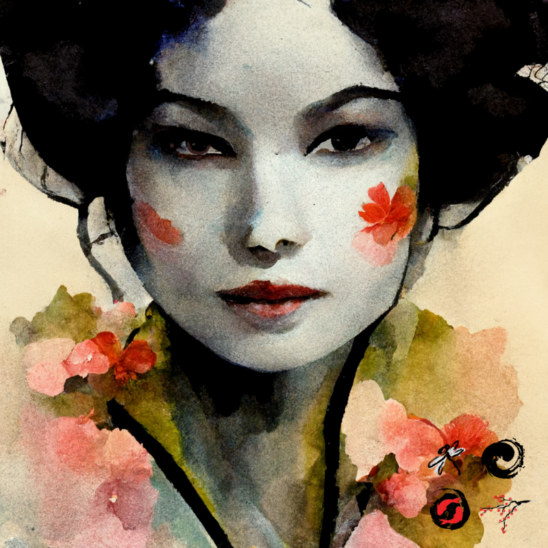 Spring Geisha #10 static token preview