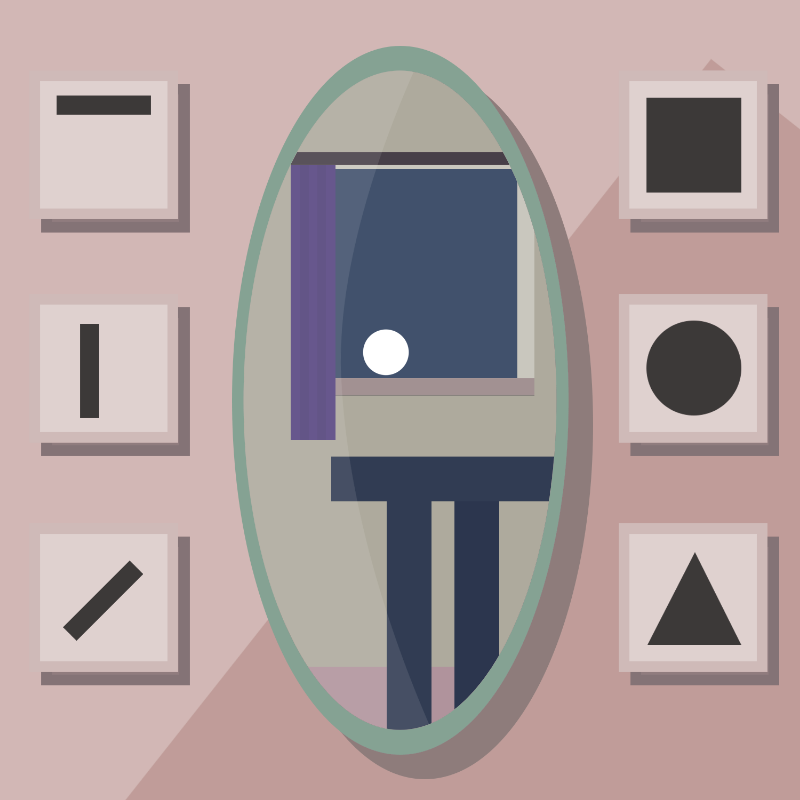 A moon in\and the mirror. #1 static token preview