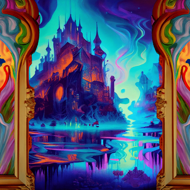 AI Psychedelic City #5 static token preview