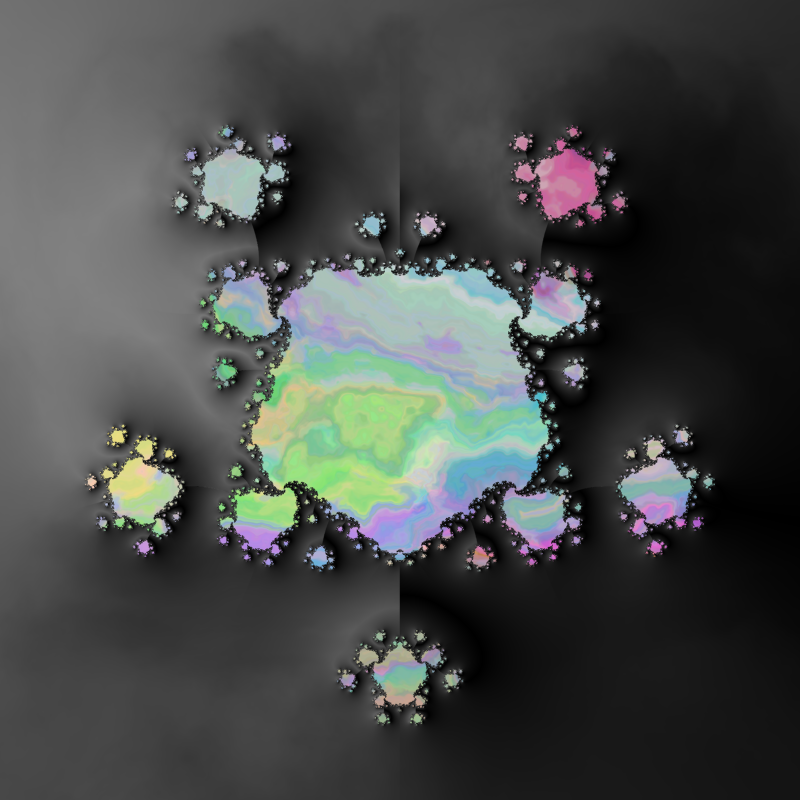 Watercolor on Perpendicular Julia #18 static token preview