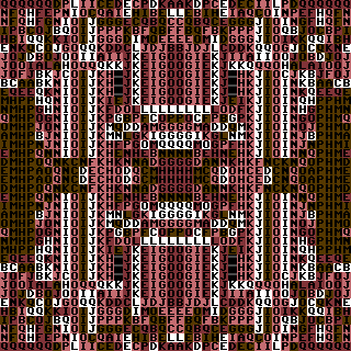 PETSCII Machine #28 static token preview