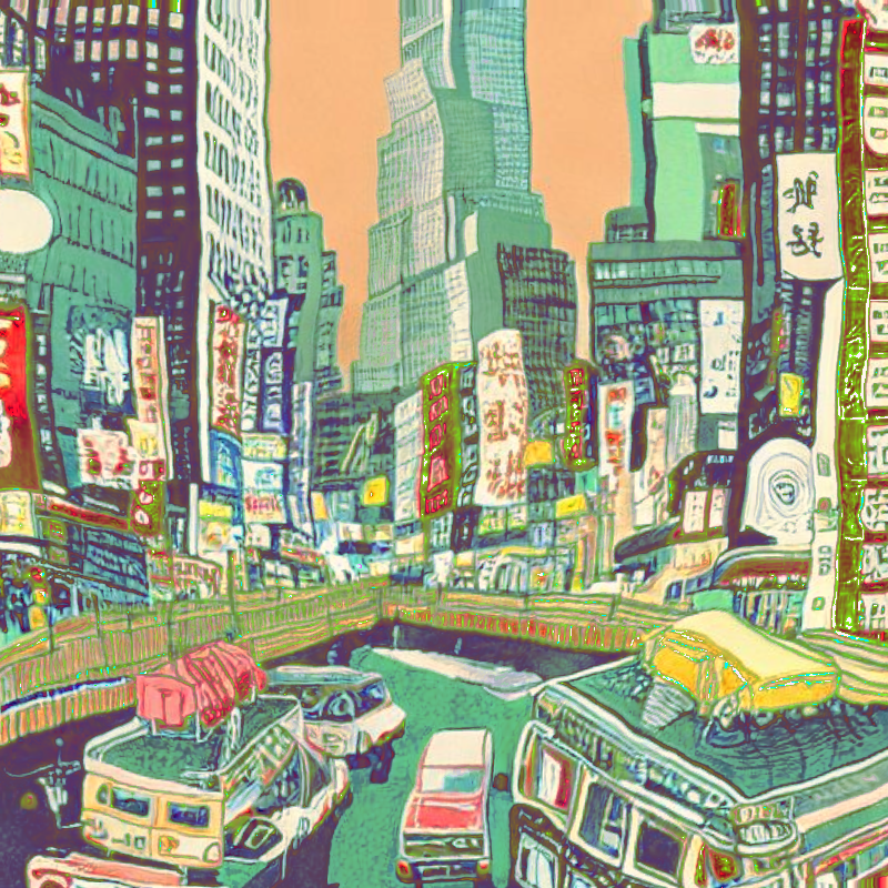 IMAGINARY NEW YORK IN UKIYO-E #19 static token preview