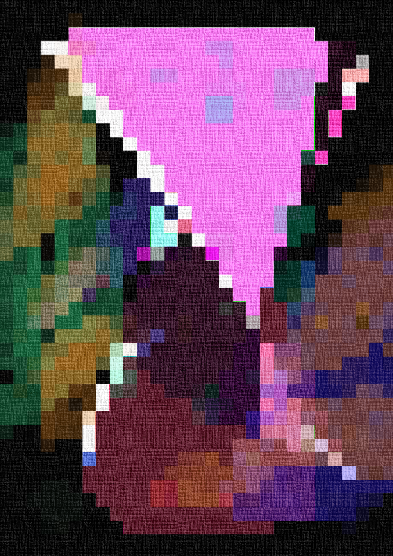 Minimalist Pixelation #5 static token preview