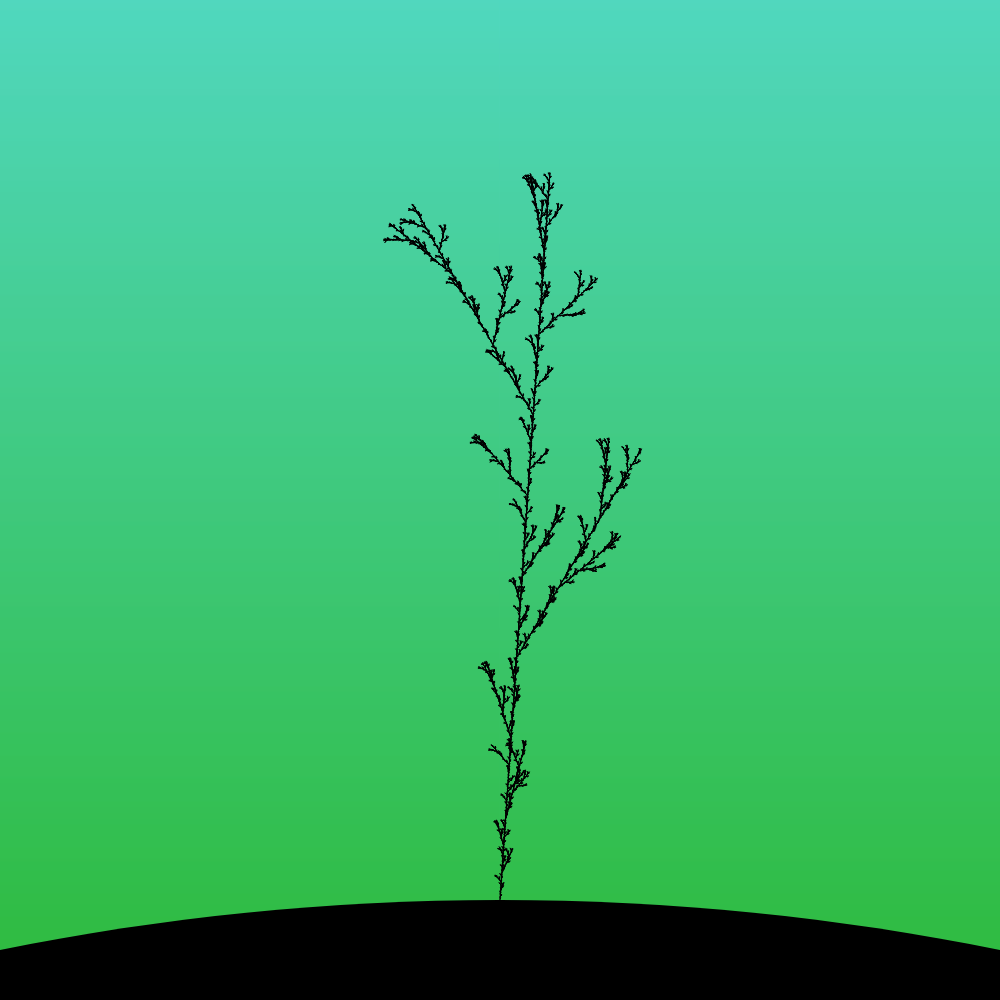 Fractal-Lsystem Tree #16 static token preview