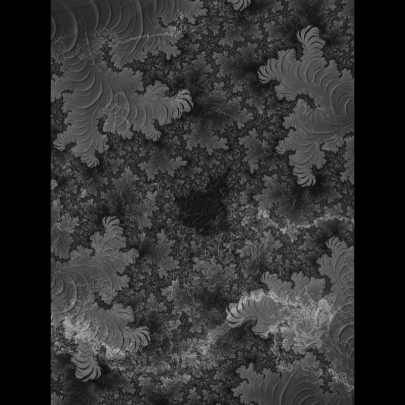 monochrome nebular fractal #8 static token preview