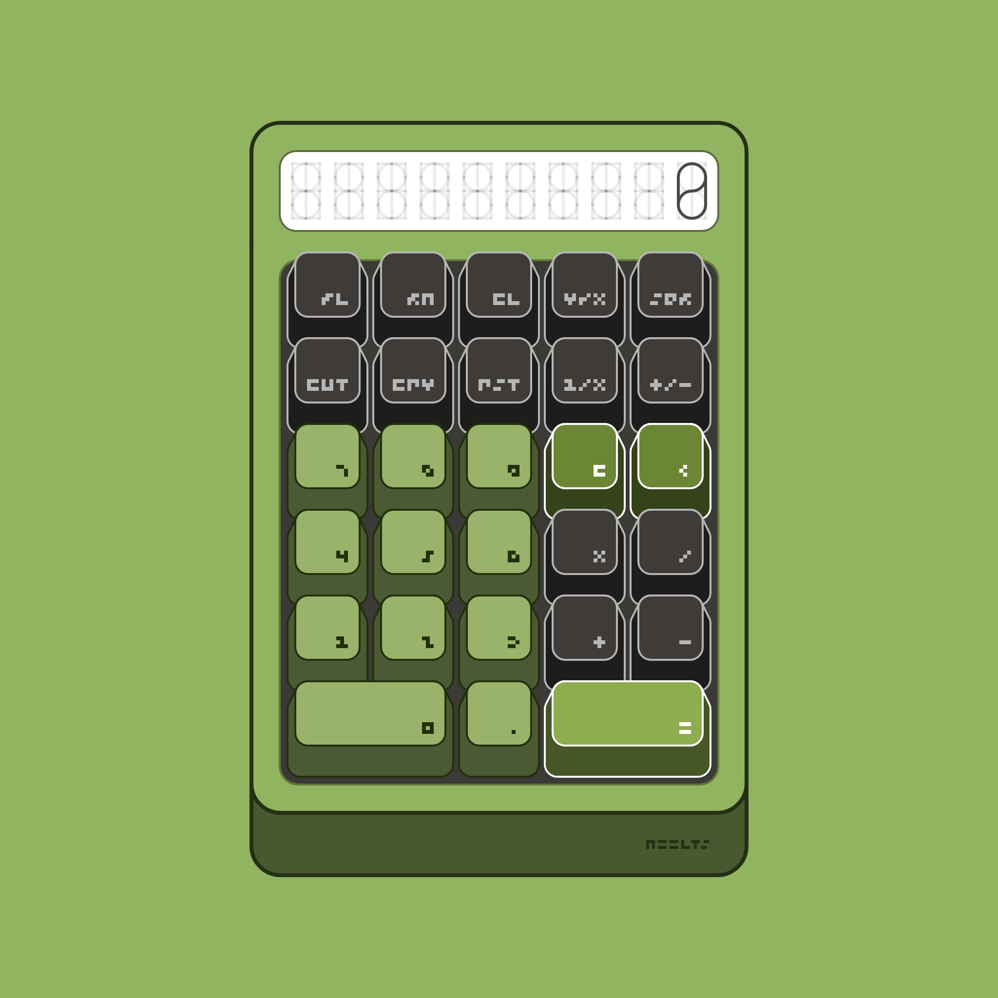 Tiny Devices #A: Calculator #2 static token preview